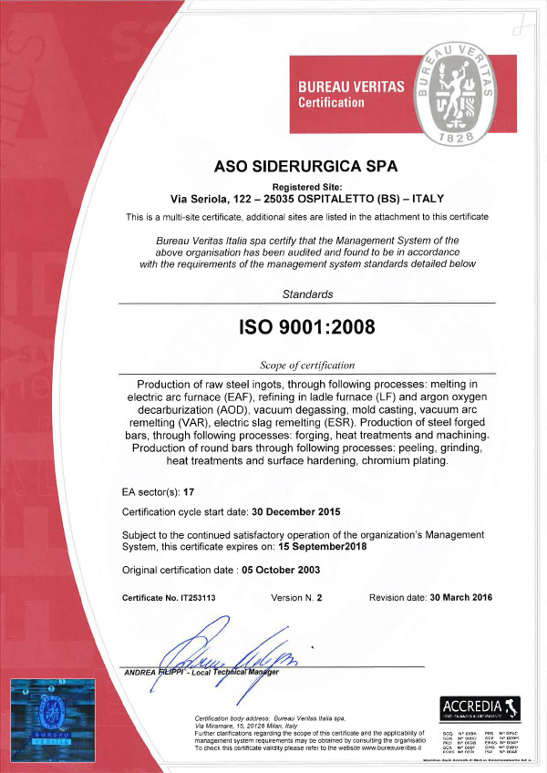 9001 ASO SIDERURGICA