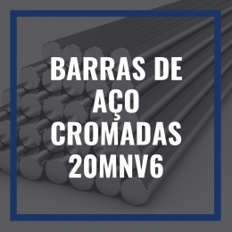 BARRAS DE AÇO CROMADAS - 20MNV6