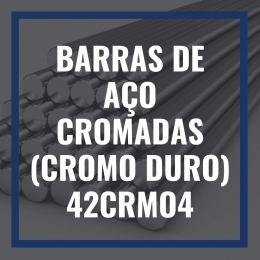 BARRAS DE AÇO CROMADAS - (CROMO DURO) 42CRMO4